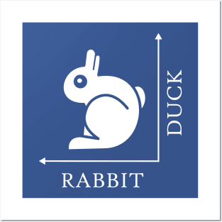 Duck Rabbit Illusion Posters and Art